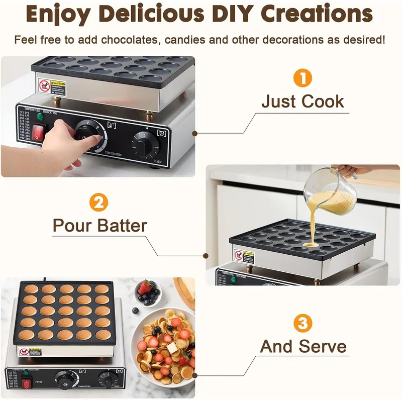 Mini Pancake Maker Commercial  - Commercial Kitchen And Bar review and price