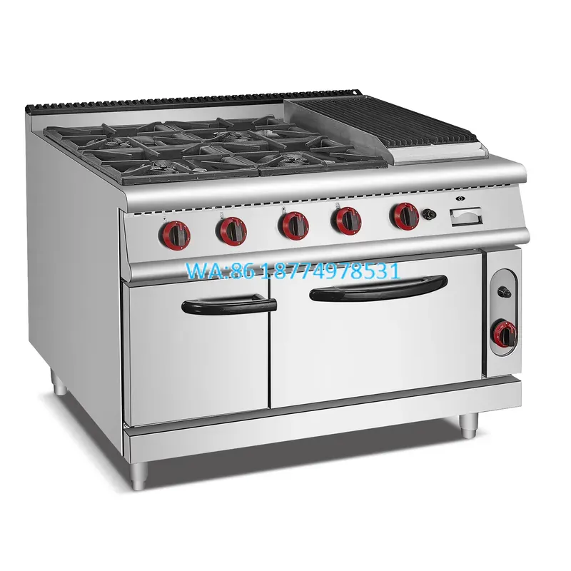 Wmwmnu Commercial 4 Burner Gas - Range Commercial Kitchen review and price