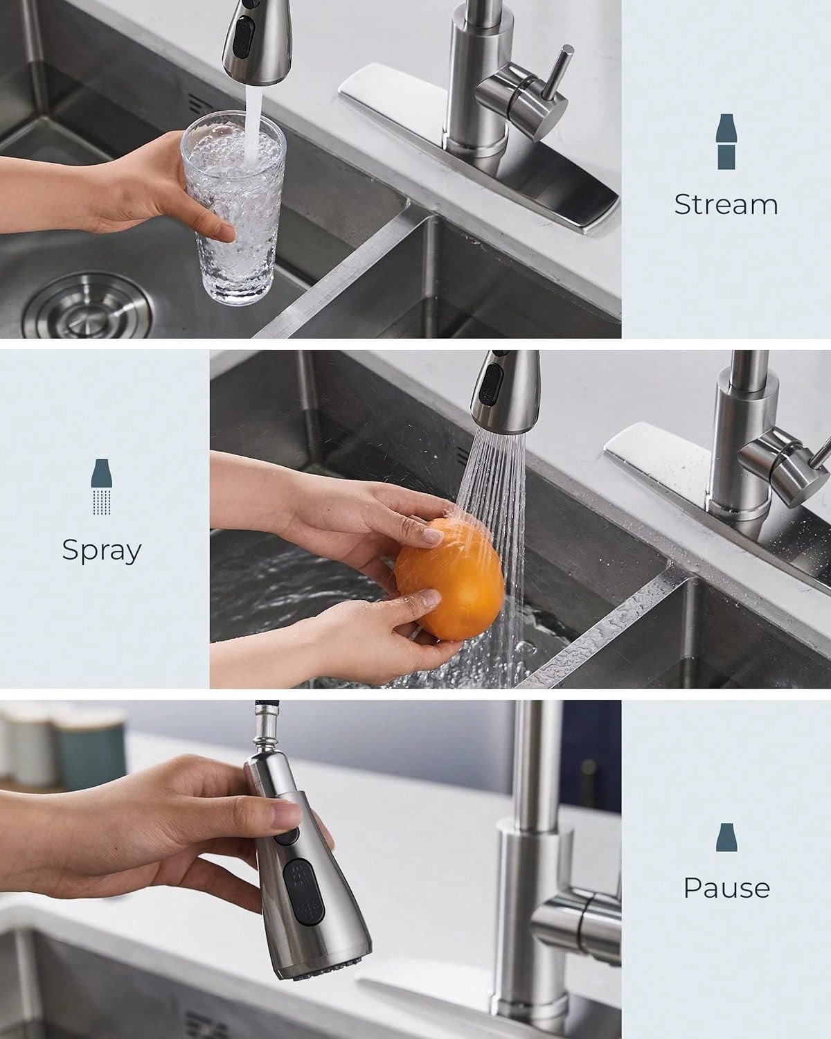 Kitchen Faucet With Pull-Down  - Commercial Kitchen And Bar review and price